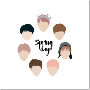 BTS Spring Day Posters and Art